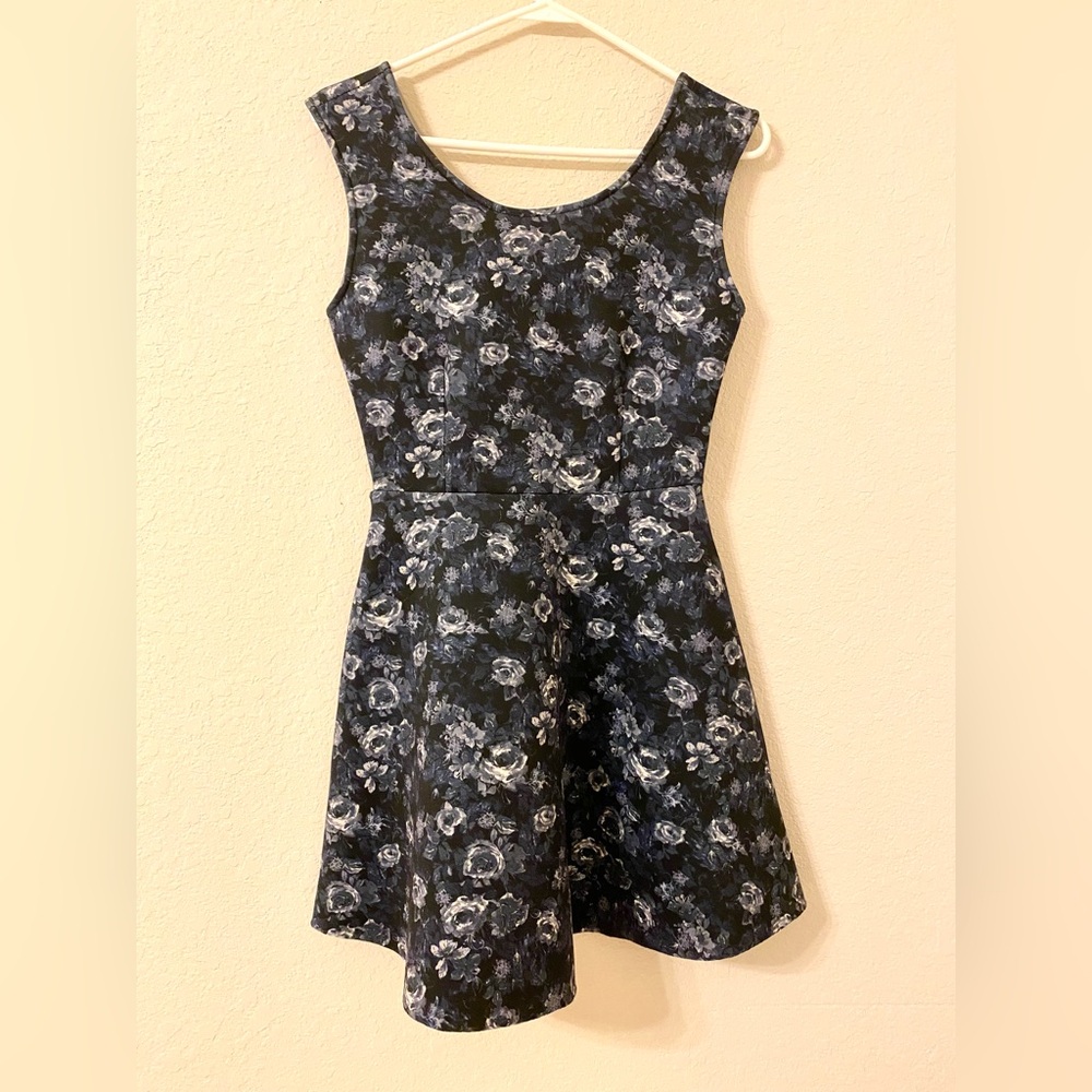 Blue Floral Dress